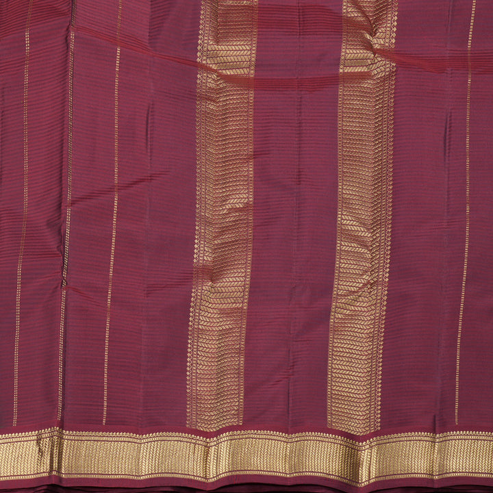 Hayagrivas Handloom Kanjivaram Silk Saree in Alluring Dark Leaf Green KBD2036C1-32
