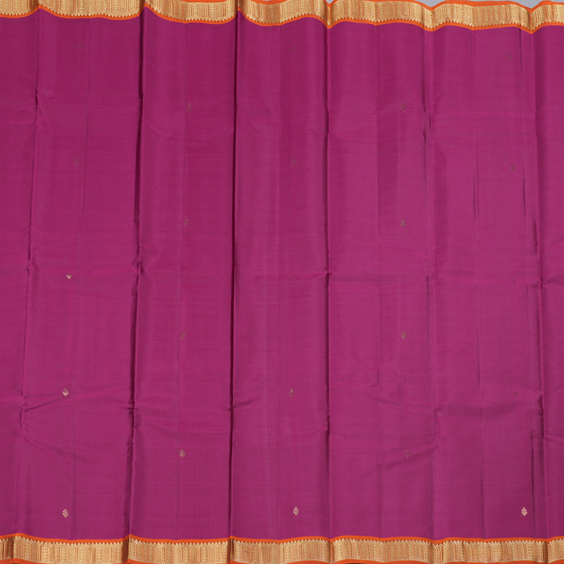 Hayagrivas Handloom Kanjivaram Silk Saree In Charming Dark Pink KBD2036C2-7