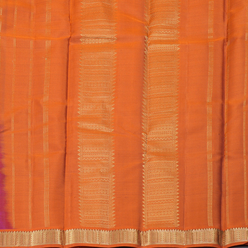 Hayagrivas Handloom Kanjivaram Silk Saree In Charming Dark Pink KBD2036C2-7