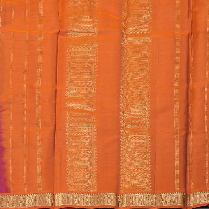 Hayagrivas Handloom Kanjivaram Silk Saree In Charming Dark Pink KBD2036C2-7
