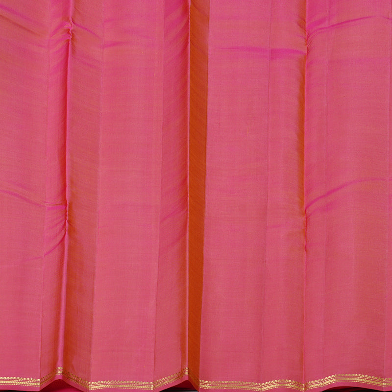Hayagrivas Handloom Kanjivaram Silk Saree in Charming Muppagam (Light Green, Yellow and Light Pink) KBD2036C3-4