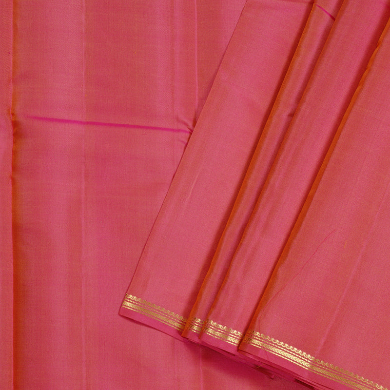 Hayagrivas Handloom Kanjivaram Silk Saree in Charming Muppagam (Light Green, Yellow and Light Pink) KBD2036C3-4