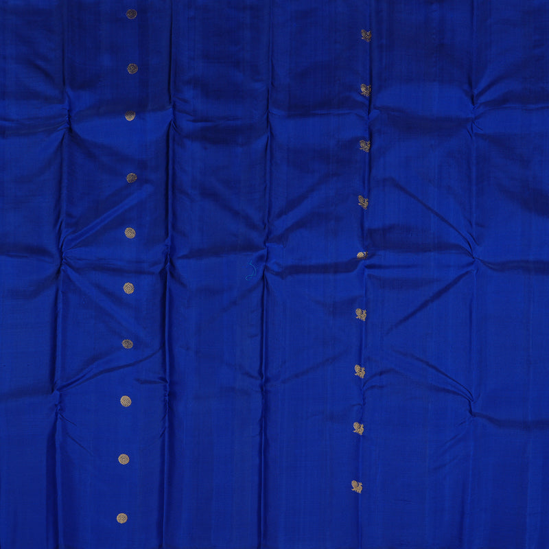 Hayagrivas Blue Handloom Kanjivaram Silk Saree KBD2038C2-1