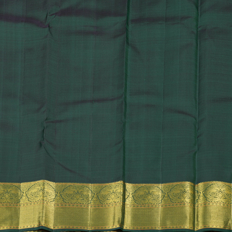 Hayagrivas Handloom Kanjivaram Silk Saree in Enchanting Mango Yellow KBD2038C4-1