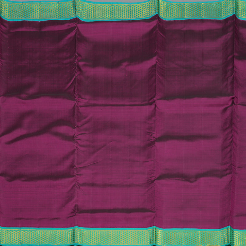 Hayagrivas Handloom Wine Purple Ten Yards Silk Madisar KBD2039C2-2