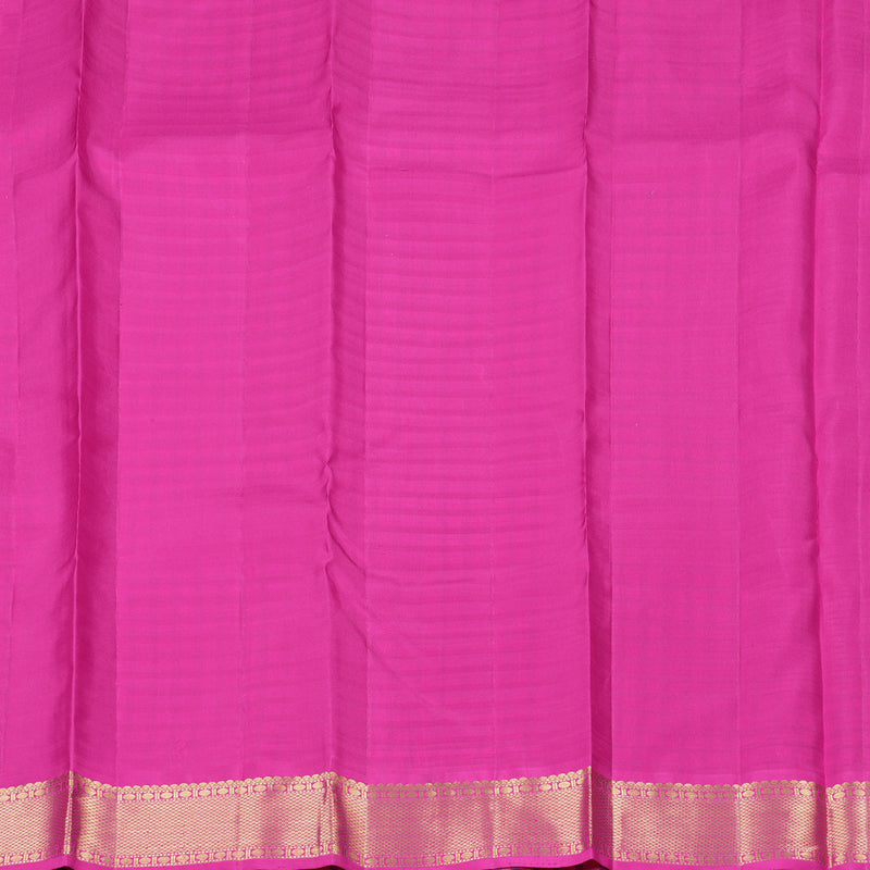 Hayagrivas Multi Colour Checks Handloom Kanjivaram Silk Saree with Multi Colour Border KBD2046C1-1