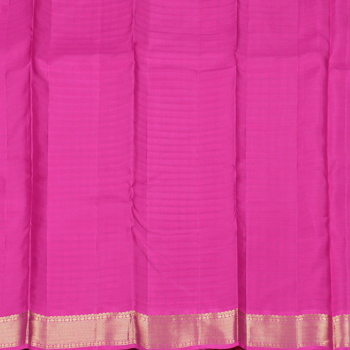 Hayagrivas Multi Colour Checks Handloom Kanjivaram Silk Saree with Multi Colour Border KBD2046C1-1