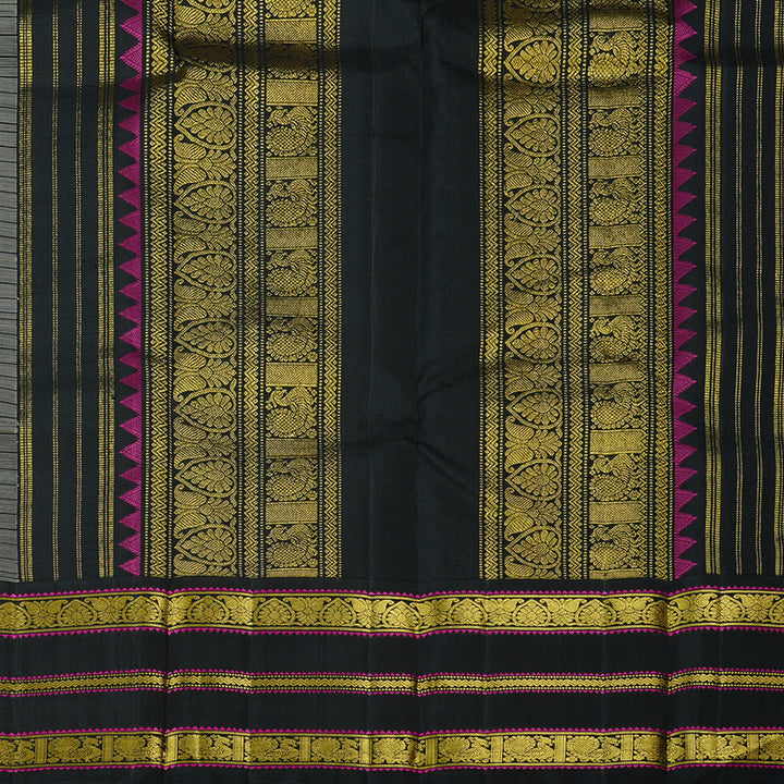 Hayagrivas Handloom Kanjivaram Silk Saree in Pristine White KBD2046C5-1