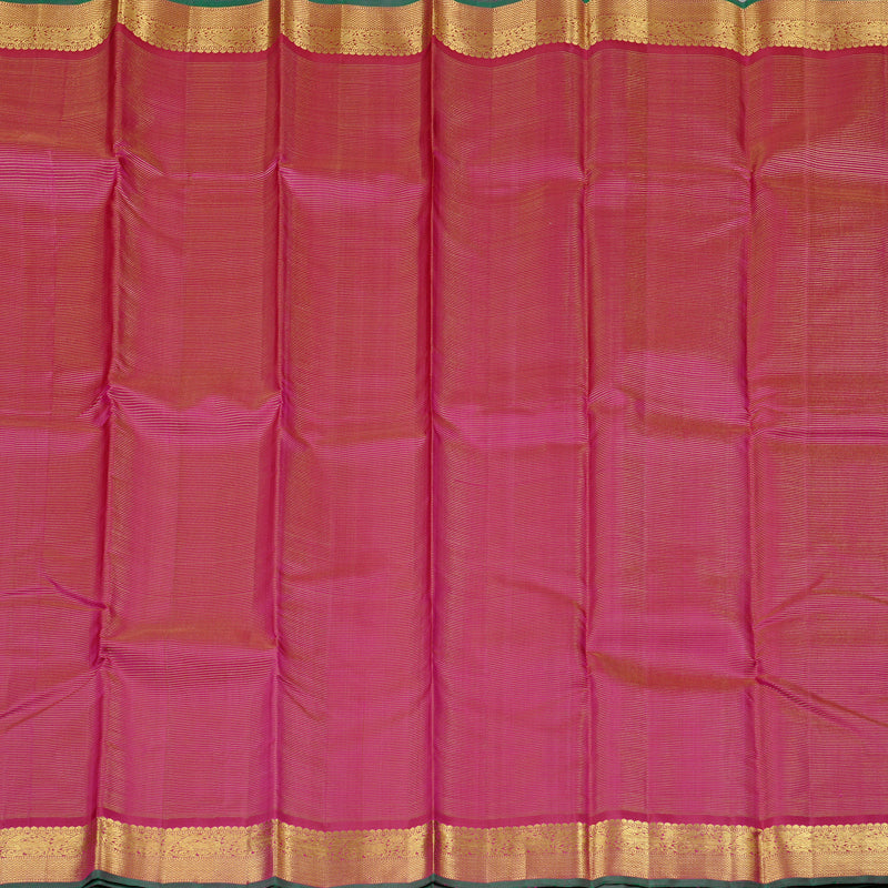 Hayagrivas Reddish Pink Handloom Kanjivaram Silk Saree KBD2060C2-1