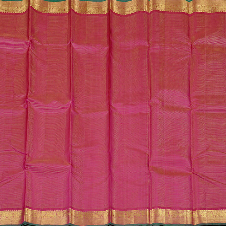 Hayagrivas Reddish Pink Handloom Kanjivaram Silk Saree KBD2060C2-1