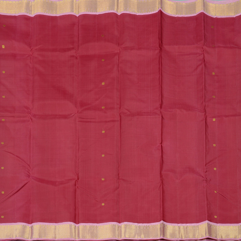 Hayagrivas Handloom Kanjivaram Silk Saree in Royal Maroon KBD2060C5-5