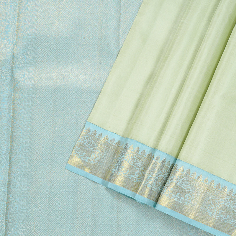 Hayagrivas Handloom Pastel Kanjivaram SilK Saree KBD2062C2-1