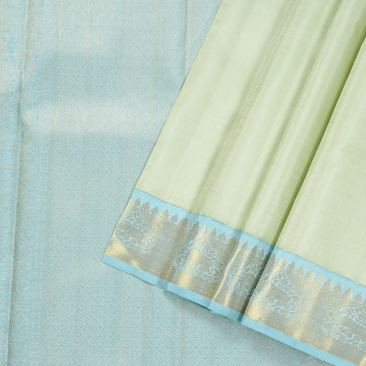 Hayagrivas Handloom Pastel Kanjivaram SilK Saree KBD2062C2-1