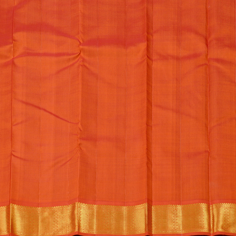 Hayagrivas Handloom Kanjivaram Silk Saree in Gorgeous Parrot Green KBD2063C2-2