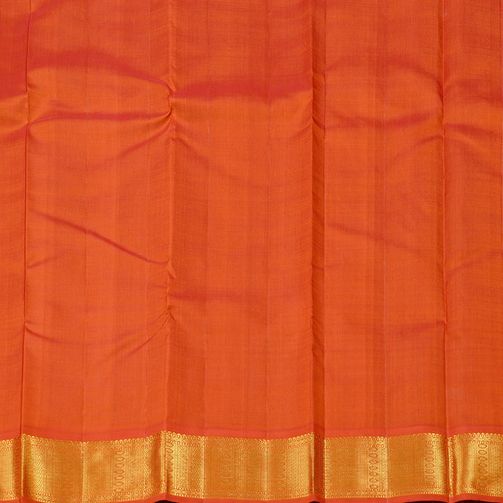 Hayagrivas Handloom Kanjivaram Silk Saree in Gorgeous Parrot Green KBD2063C2-2