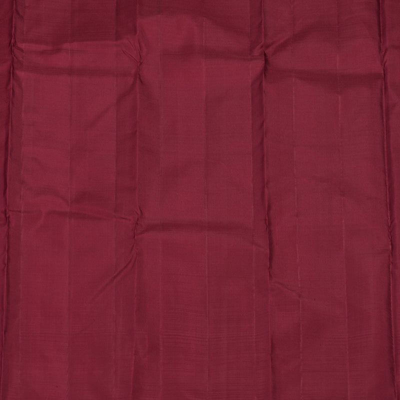 Hayagrivas Onion Pink Handloom Kanjivaram Silk Saree with Maroon Border KBD2064C4-4