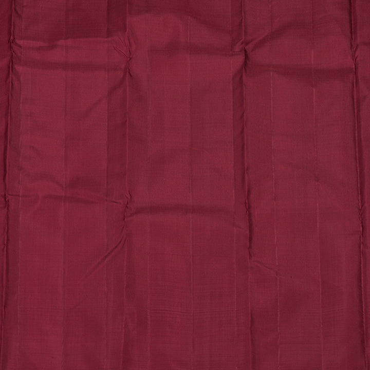 Hayagrivas Onion Pink Handloom Kanjivaram Silk Saree with Maroon Border KBD2064C4-4