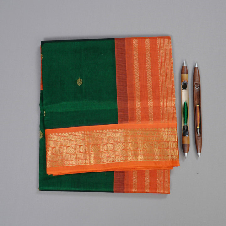 Hayagrivas Korvai Silk Cotton Saree KBD2065C10-2