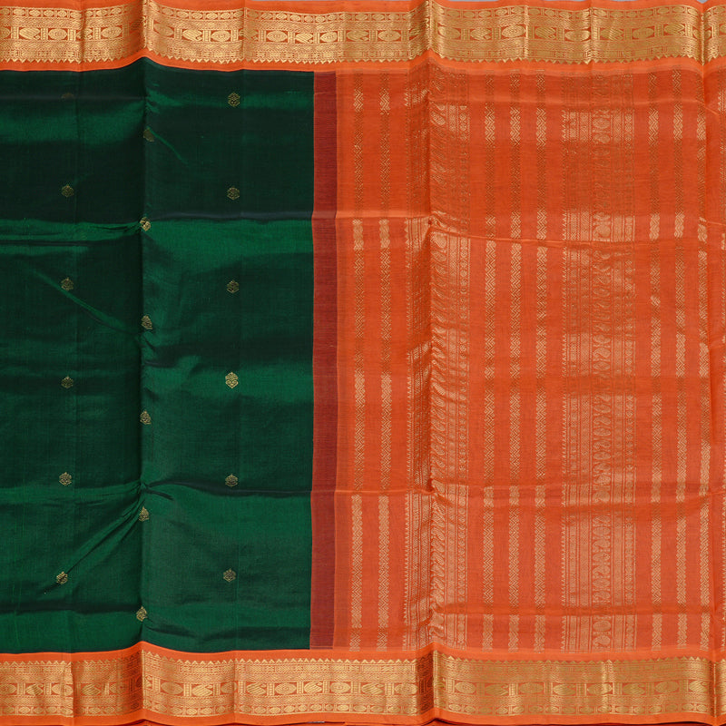 Hayagrivas Korvai Silk Cotton Saree KBD2065C10-2