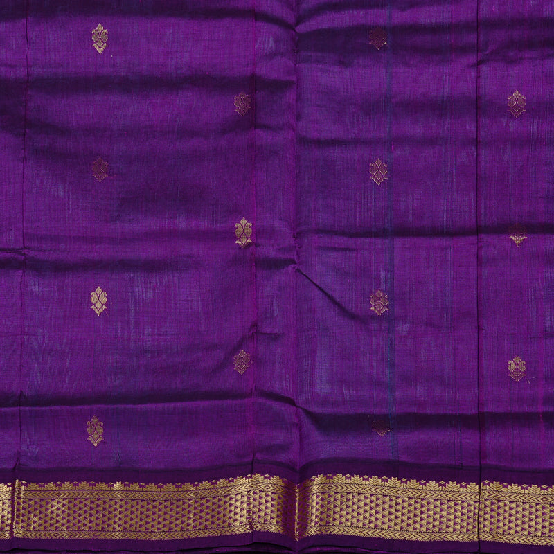 Hayagrivas Handloom Silk Cotton Saree in Serene Sky Blue KBD2065C10-3