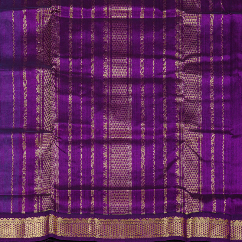 Hayagrivas Handloom Silk Cotton Saree in Serene Sky Blue KBD2065C10-3