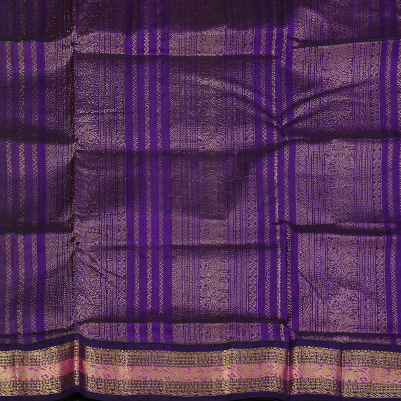 Hayagrivas Handloom Silk Cotton Saree in Bold Fluorescent Green KBD2065C11-11