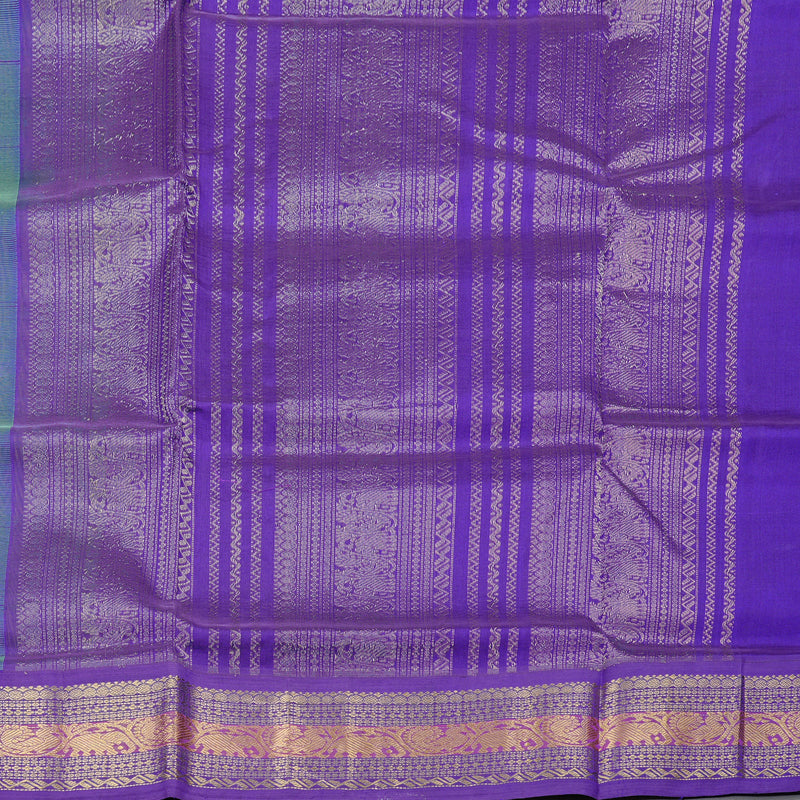 Hayagrivas Handloom Silk Cotton Saree in Vibrant Fluorescent Green KBD2065C11-18