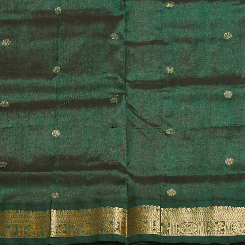 Hayagrivas Handloom Silk Cotton Saree in Lavish Dark Onion Pink KBD2065C11-26