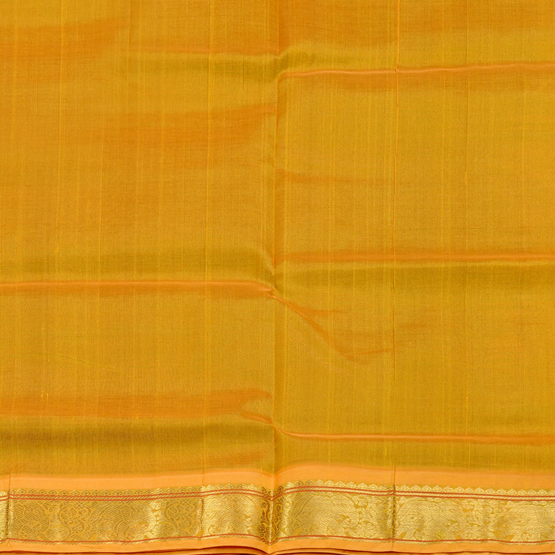 Hayagrivas Handloom Pure Silk Cotton Saree in Impressive Dark Brown KBD2065C11-3