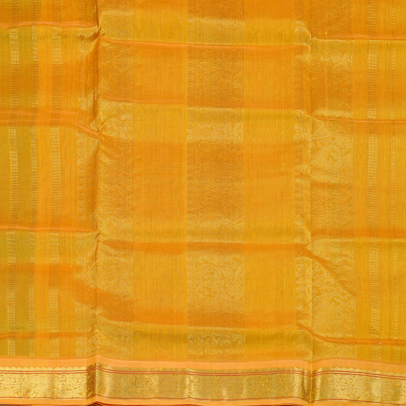 Hayagrivas Handloom Pure Silk Cotton Saree in Impressive Dark Brown KBD2065C11-3