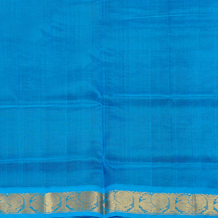 Hayagrivas Handloom Silk Cotton Saree in Gorgeous Dark Brown KBD2065C11-32