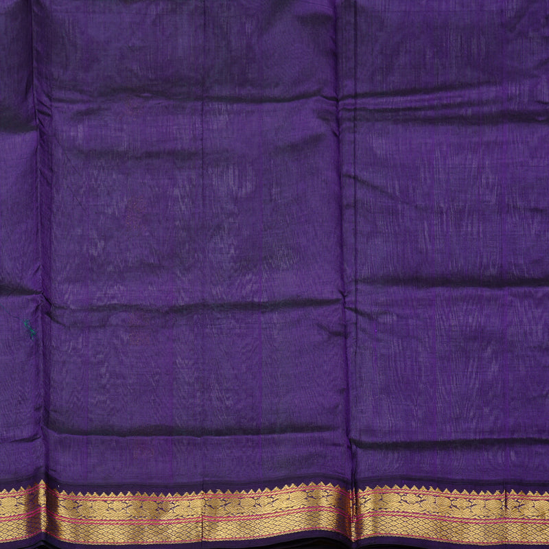 Hayagrivas Handloom Korvai Silk Cotton Saree in Enchanting Grey KBD2065C11-6