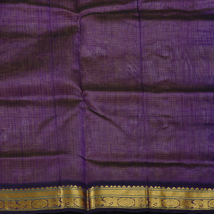 Hayagrivas Handloom Korvai Silk Cotton Saree in Sophisticed Sandal Colour KBD2065C13-3