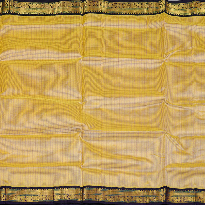 Hayagrivas Handloom Korvai Silk Cotton Saree in Sophisticed Sandal Colour KBD2065C13-3