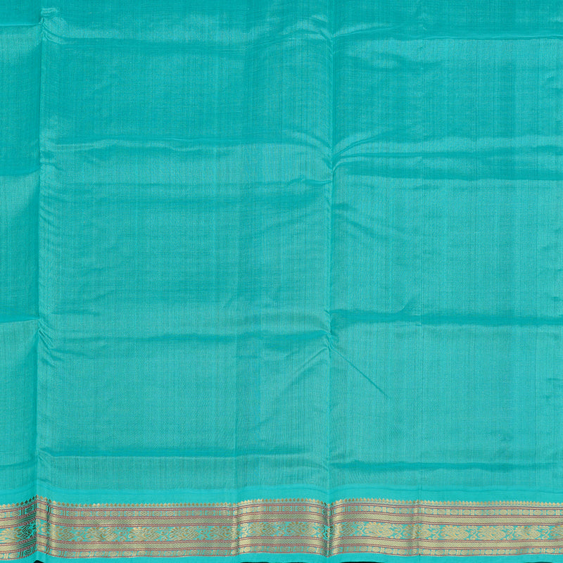 Hayagrivas Handloom Silk Cotton Saree in Radiant Blue KBD2065C14-5