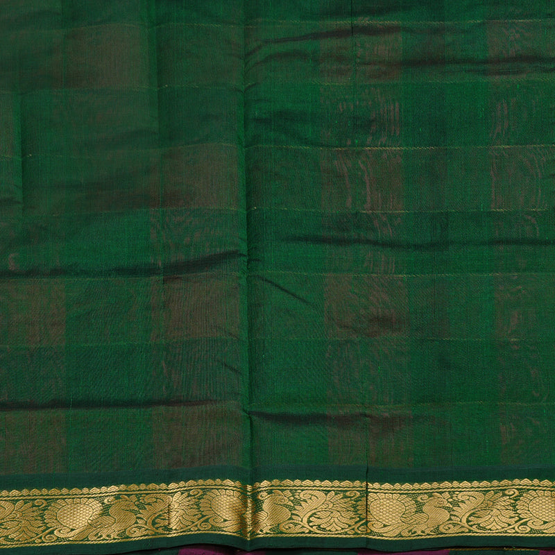 Hayagrivas Handloom Silk Cotton Saree in Vibrant Multi Colour Checks KBD2065C4-1