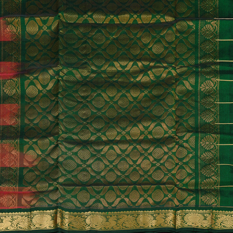 Hayagrivas Handloom Silk Cotton Saree in Vibrant Multi Colour Checks KBD2065C4-1