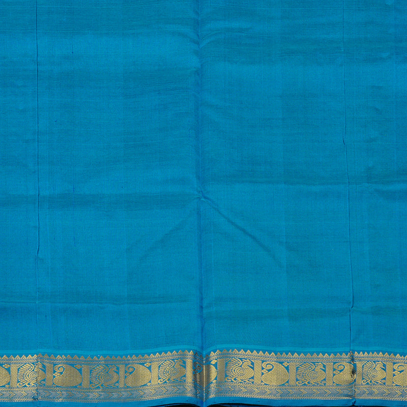 Hayagrivas Handloom Silk Cotton Saree in Regal Black KBD2065C5-2