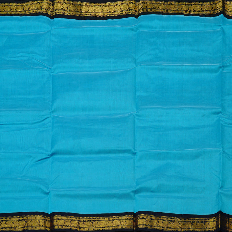 Hayagrivas Handloom Pure Silk Cotton Saree in Sky Blue KBD2065C8-10