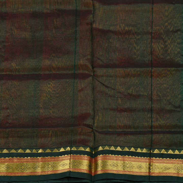 Hayagrivas Handloom Silk Cotton Saree in Unique Dual Tone (Pink with Yellow) KBD2065C8-11
