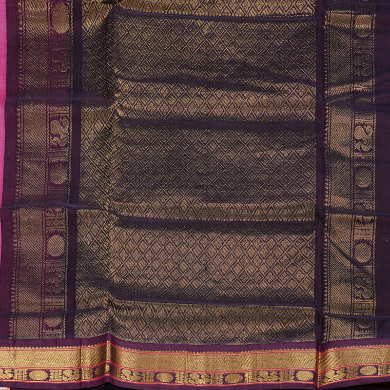 Hayagrivas Handloom Korvai Silk Cotton Saree KBD2065C9-31