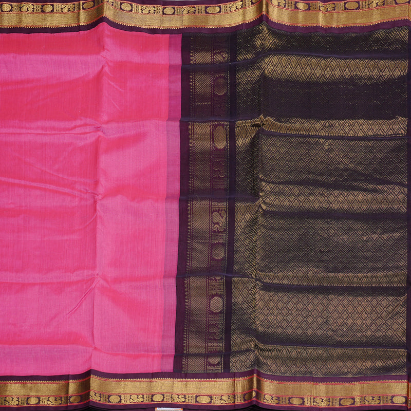 Hayagrivas Handloom Korvai Silk Cotton Saree KBD2065C9-31
