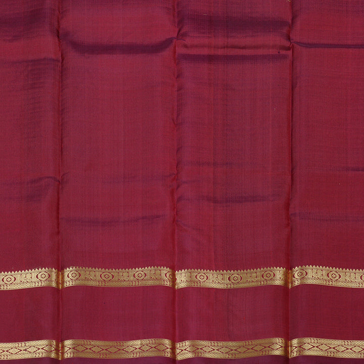 Hayagrivas Wine Maroon Handloom Kanjivaram Silk Saree KBD2066C2-5