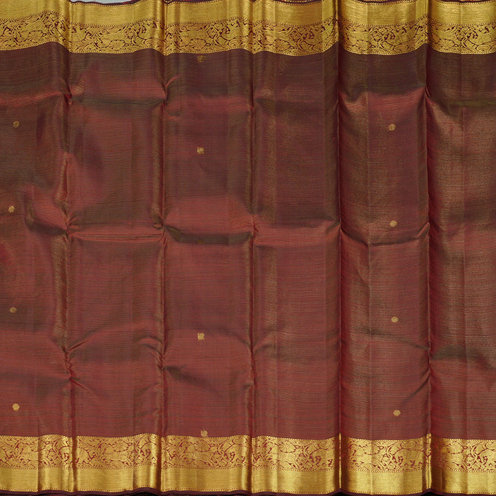 Hayagrivas Wine Maroon Handloom Kanjivaram Silk Saree KBD2068C12-1