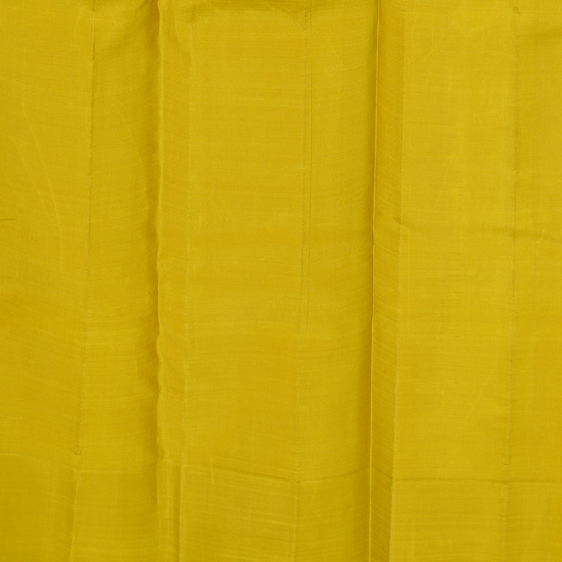 Hayagrivas Lemon Yellow Handloom Kanjivaram Silk Saree KBD2069C11-1