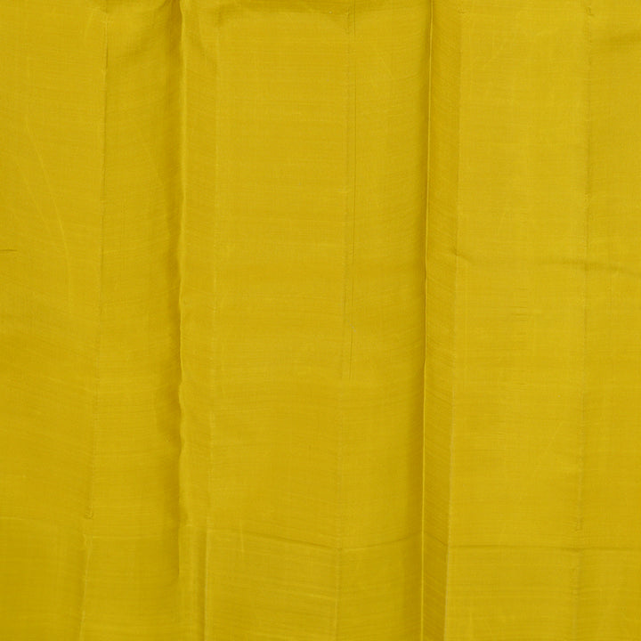 Hayagrivas Lemon Yellow Handloom Kanjivaram Silk Saree KBD2069C11-1