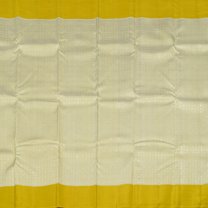 Hayagrivas Lemon Yellow Handloom Kanjivaram Silk Saree KBD2069C11-1