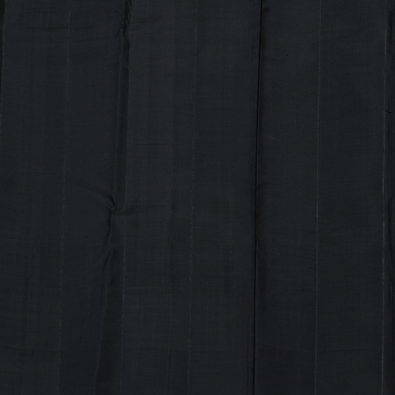 Hayagrivas Handloom Deep Wine Kanjivaram Silk Saree with Black Border KBD2069C12-1
