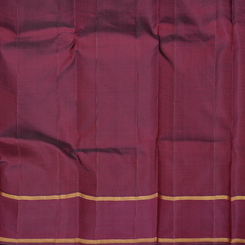 Hayagrivas Half White Handloom Kanjivaram Silk Saree with Multi Colour Border KBD2072C2-1