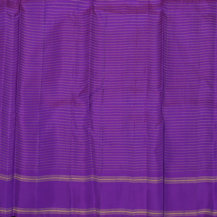 Hayagrivas Handloom Multicolour Kanjivaram Silk Saree with Purple Border KBD2073C25-1